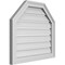 Ekena Millwork Octagonal Top Surface Mount PVC Gable Vent w/ 2"W x 1-1/2"P Brickmould Frame, 24"W x 22"H GVPOT24X2202SF - alternate 5